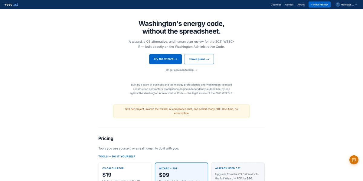 wsec.ai compliance wizard